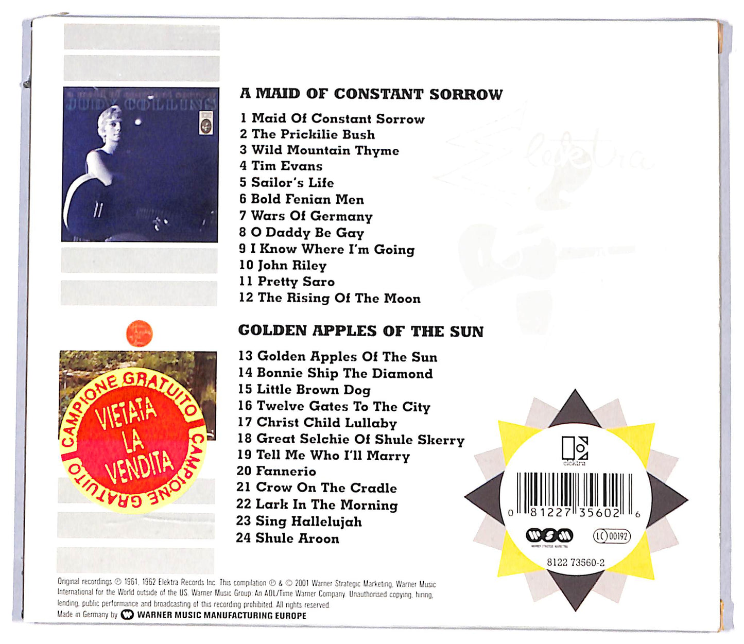 EBOND A Maid Of Constant Sorrow & Golden Apples Of The Sun CD CD097624