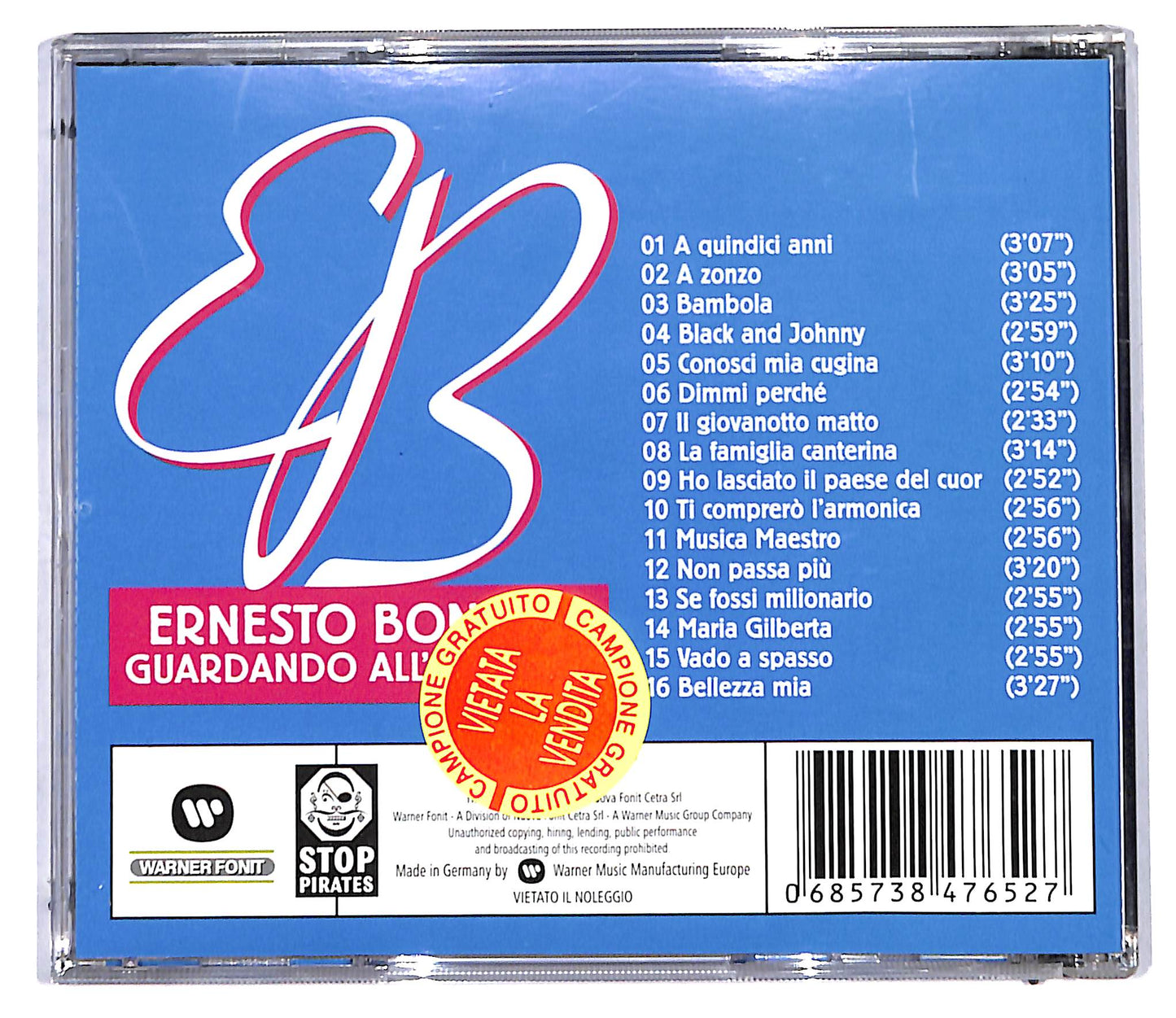EBOND Ernesto Bonino - Guardando all'America CD CD097627