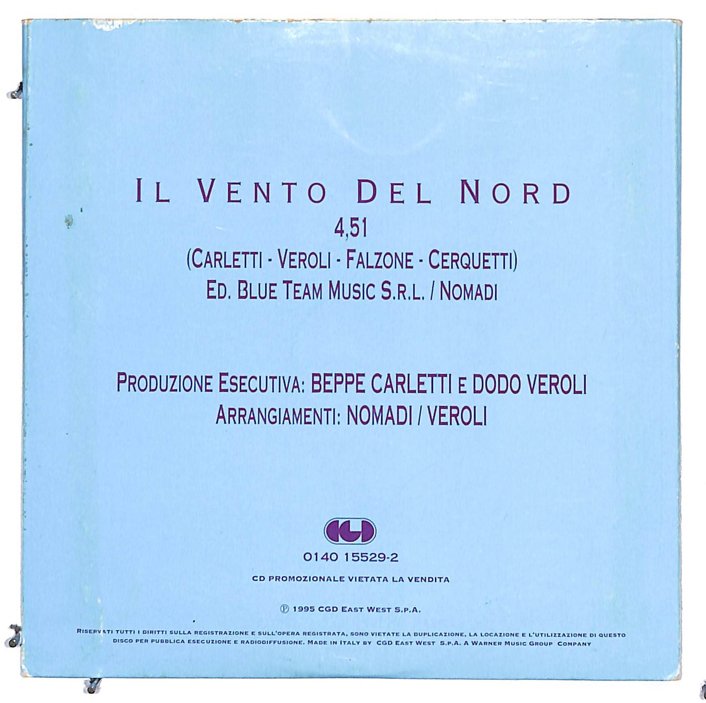 EBOND Nomadi - Il Vento Del Nord CD CD097631