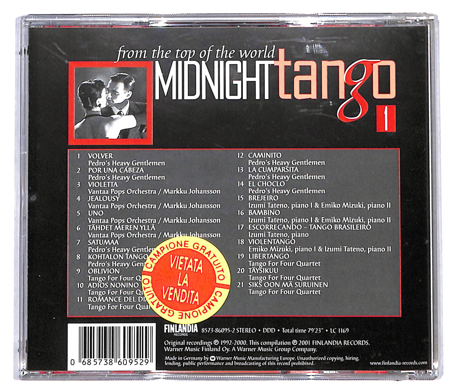 EBOND Midnight Tango Vol.1 CD CD097650