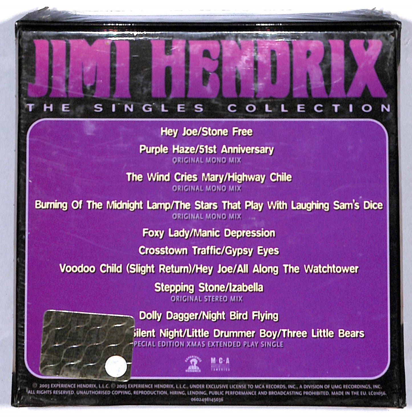 EBOND Jimi Hendrix - The Singles Collection (10CD) CD097701