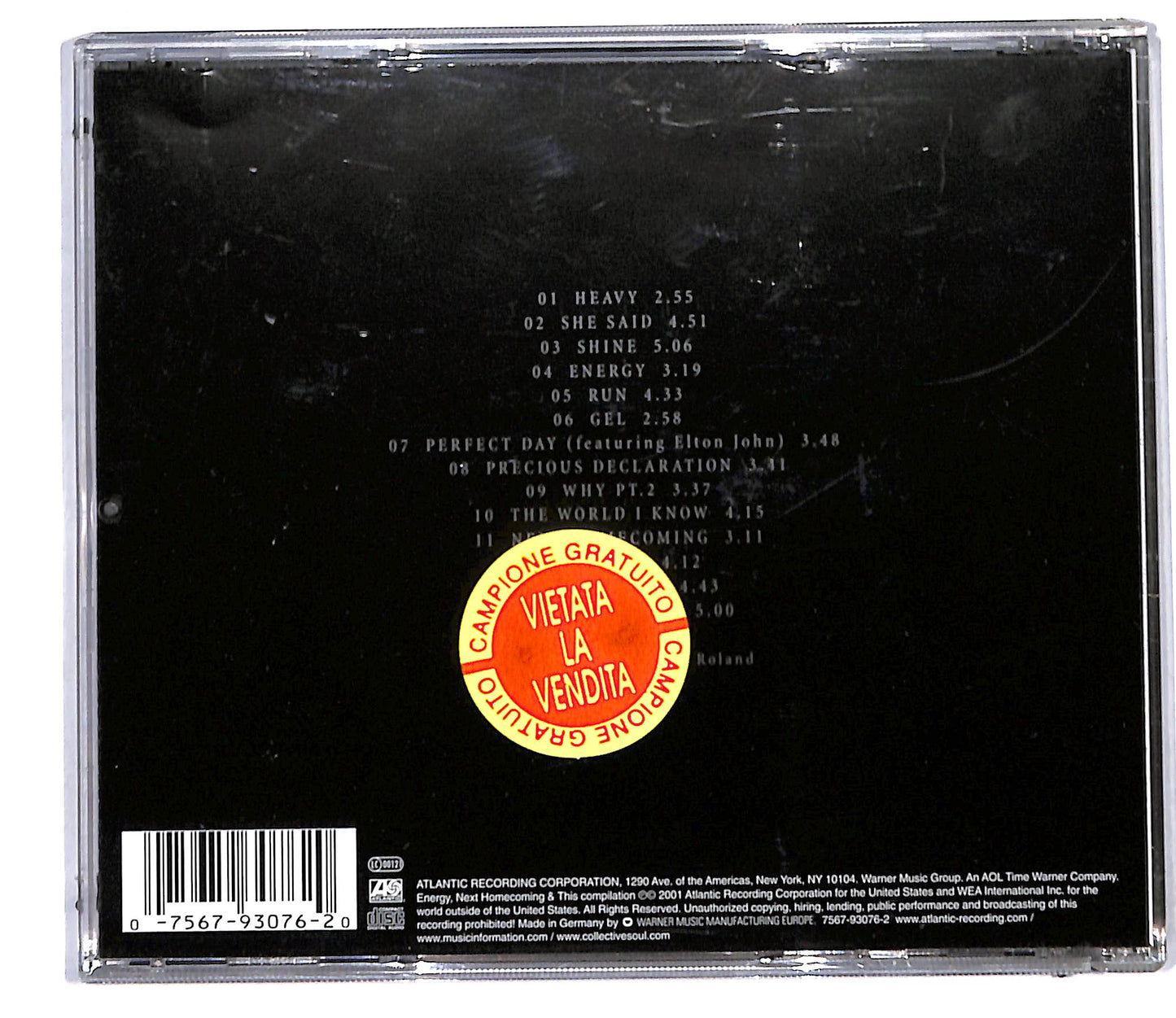 EBOND Collective Soul - 7even Year Itch (Greatest Hits 1994 - 2001) CD CD097736