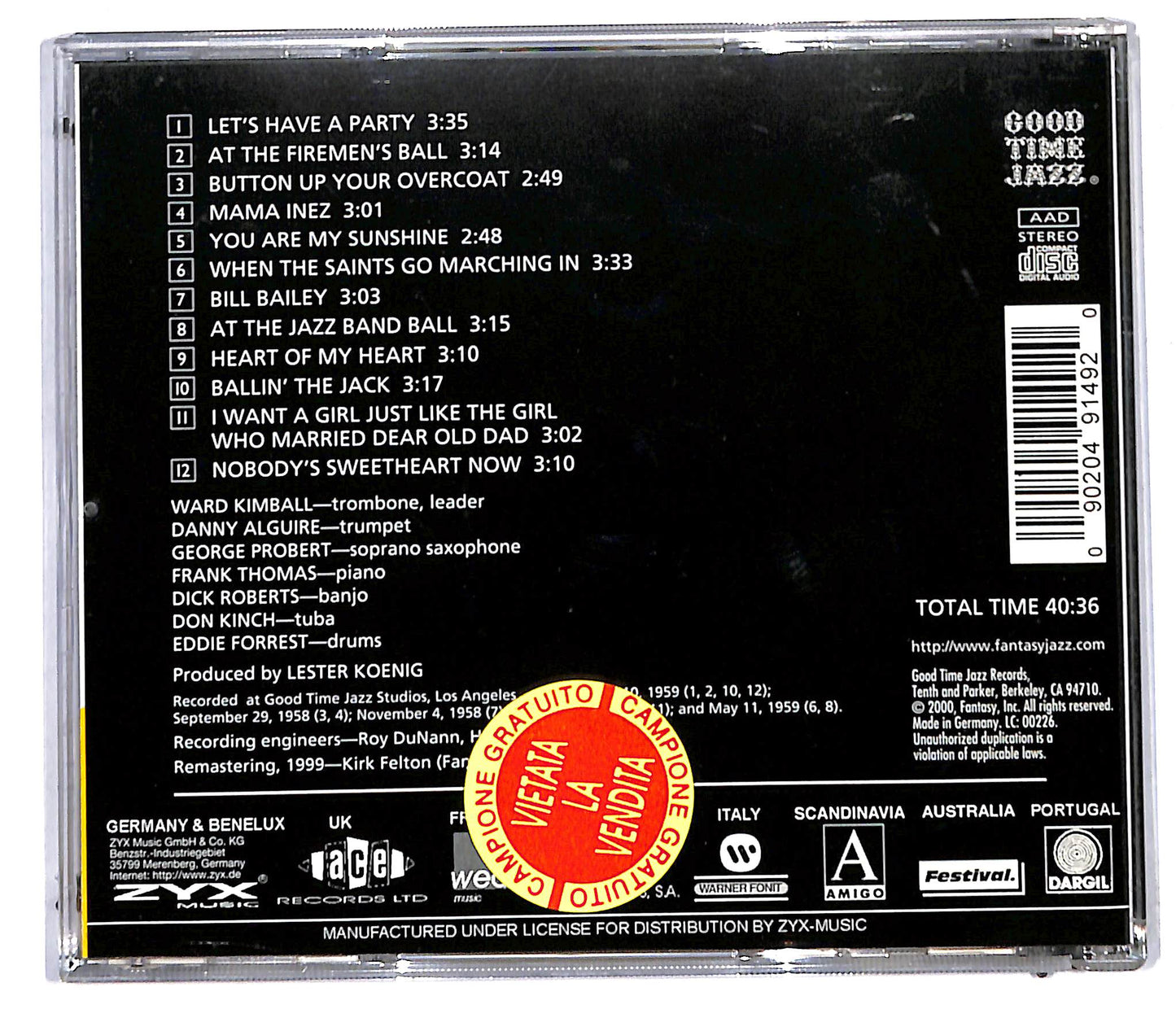 EBOND Crashes a Party - Firehouse Five Plus Two CD CD097737