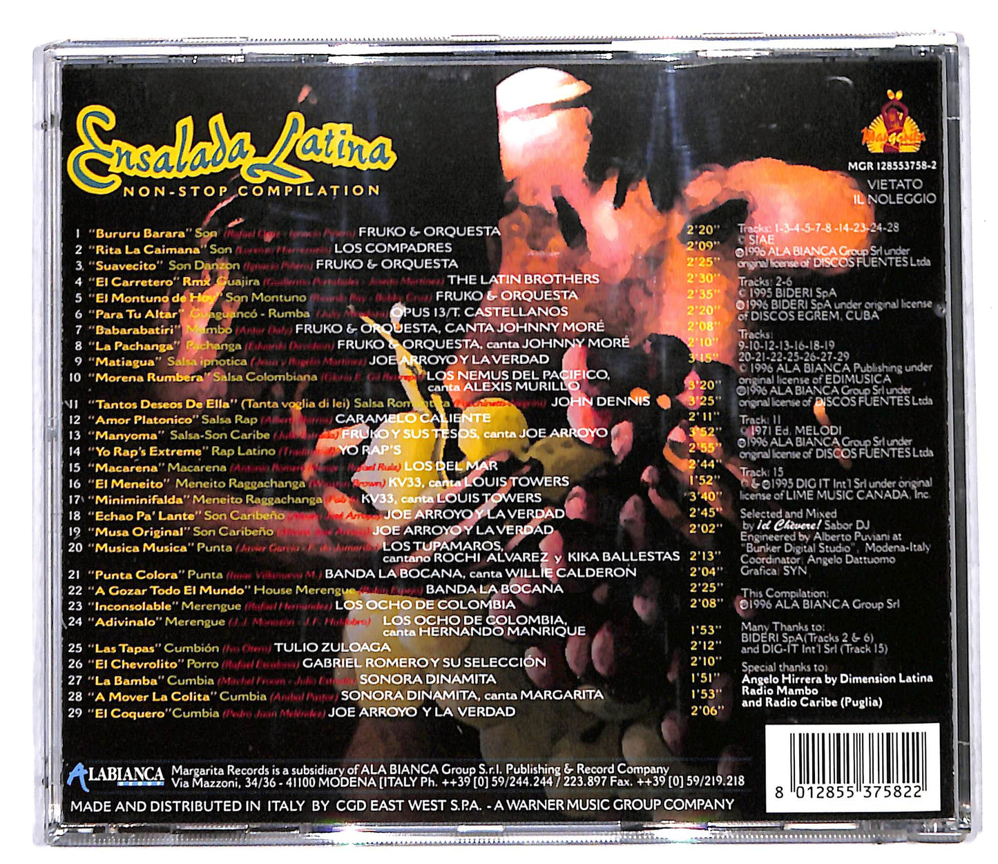 EBOND Ensalada Latina - non stop compilation CD CD097860