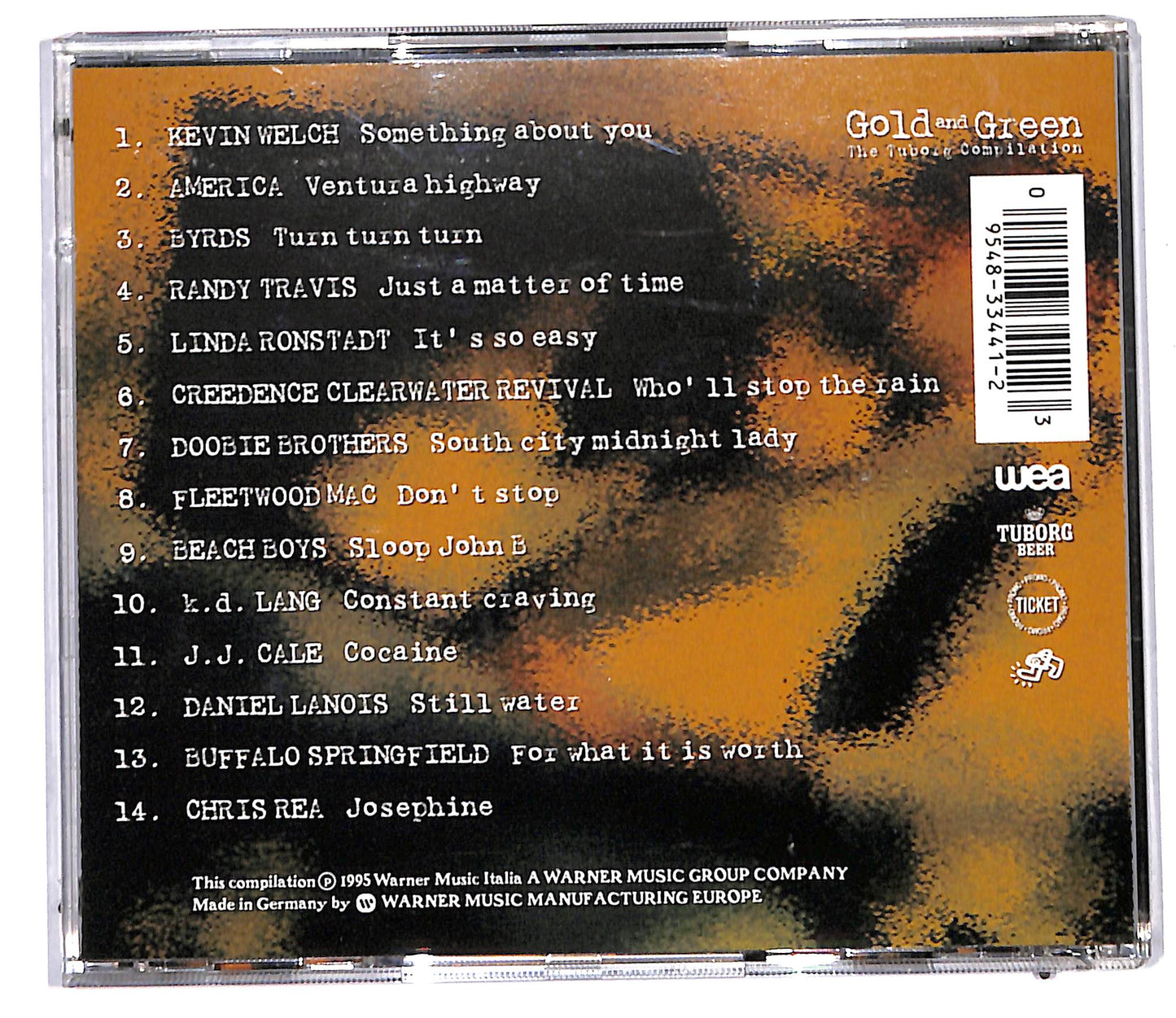 EBOND Various - Gold And Green (The Tuborg Compilation) CD CD097938