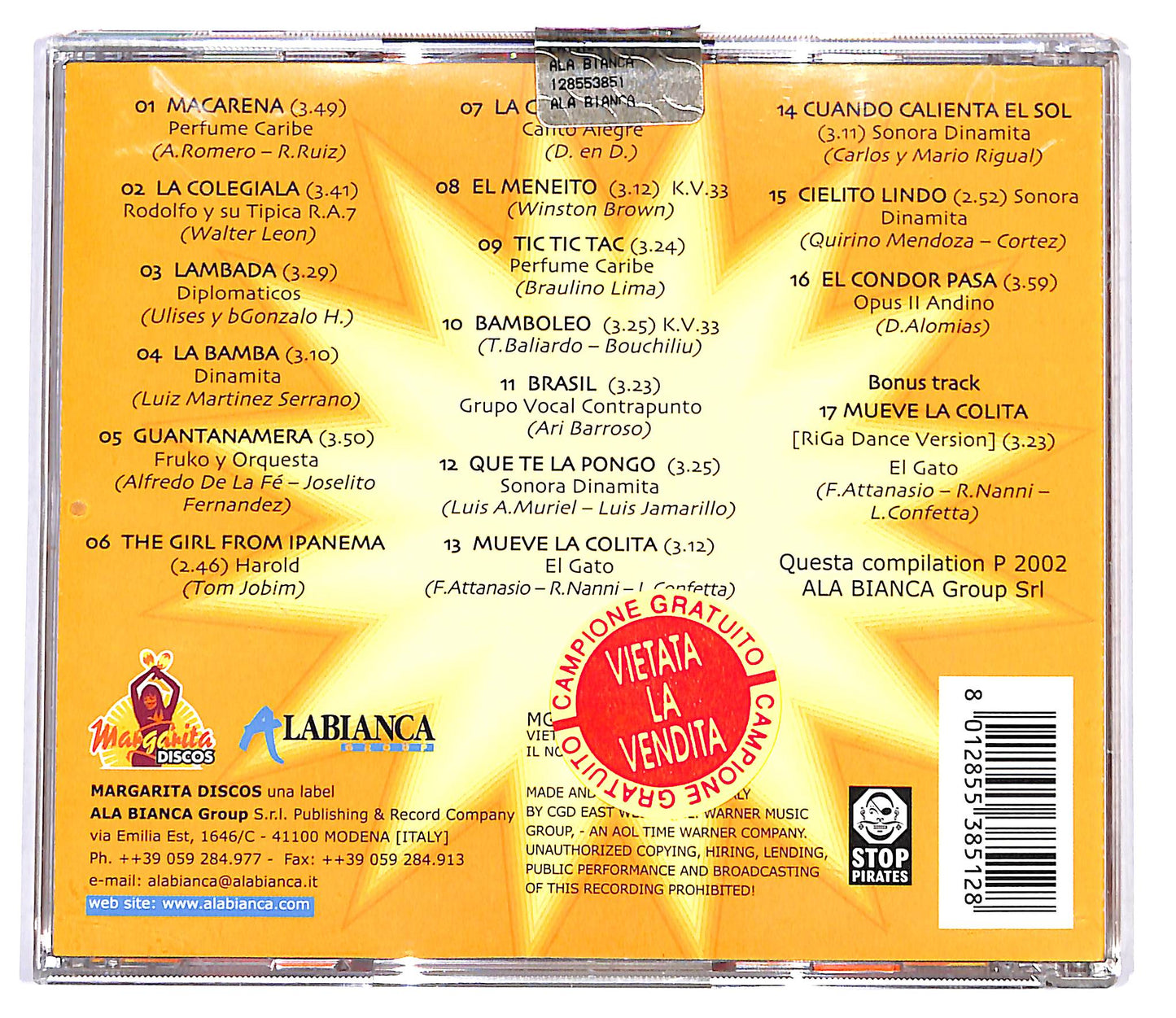 EBOND Various - Baraonda Latina CD CD098239