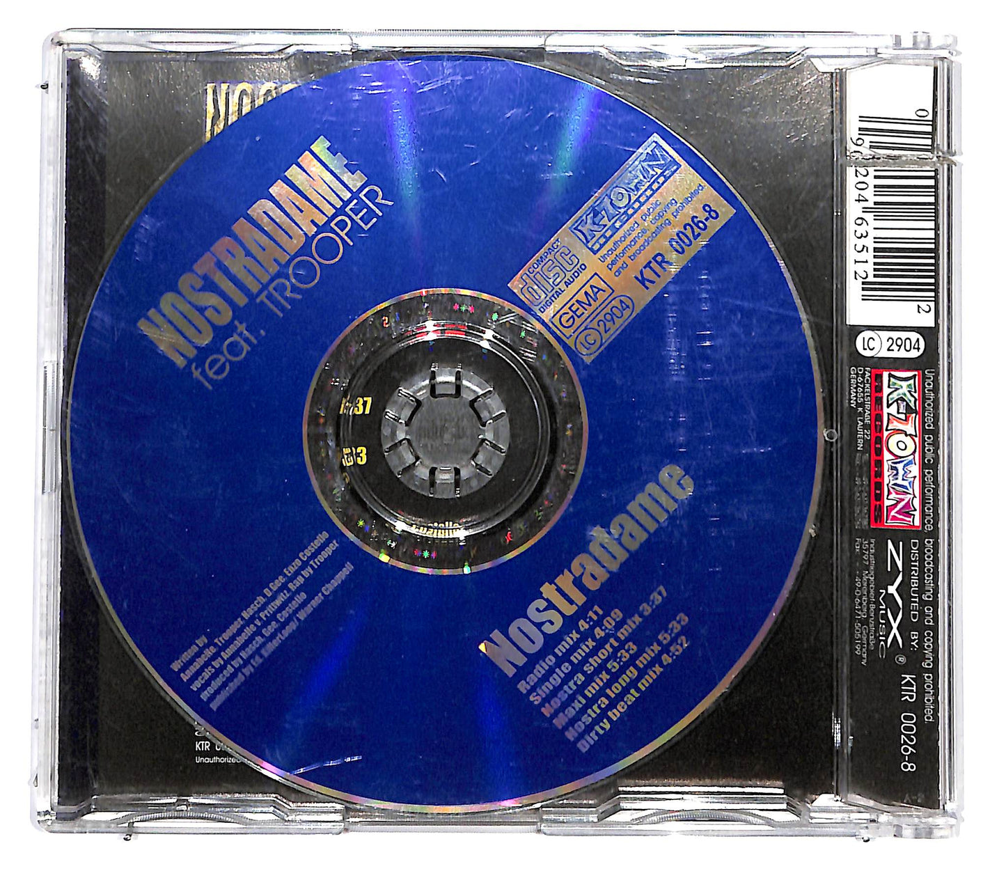 EBOND Nostradame Featuring Trooper - Nostradame CD CD098301