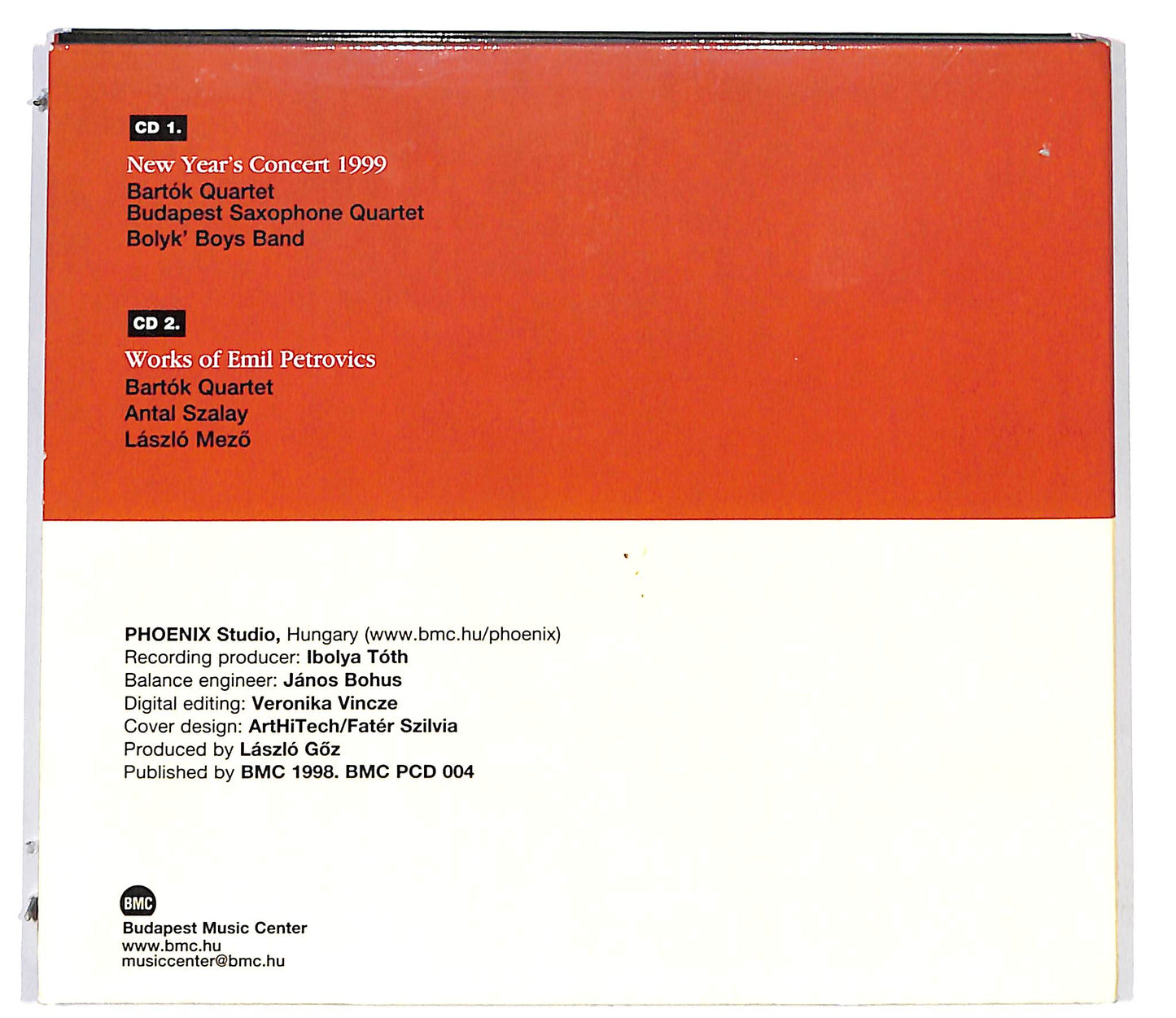 EBOND ERICSSON NEW YARS' CONCERT 1999 CD CD098302