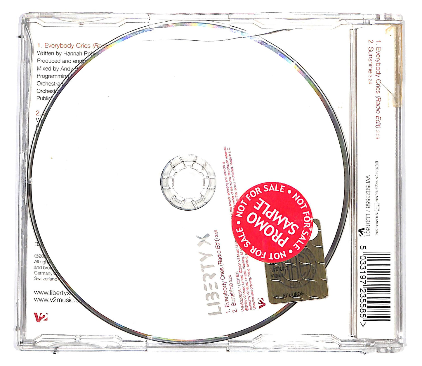 EBOND Liberty X - Everybody Cries CD CD098303