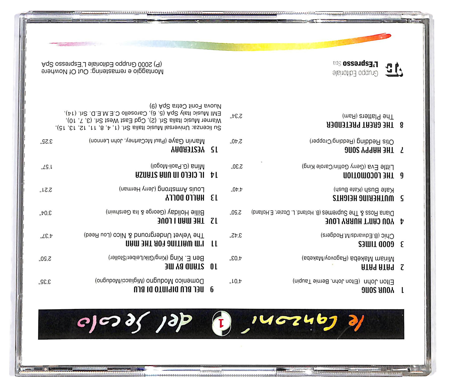 EBOND Various - Le Canzoni del Secolo - Vol 1 CD CD098323