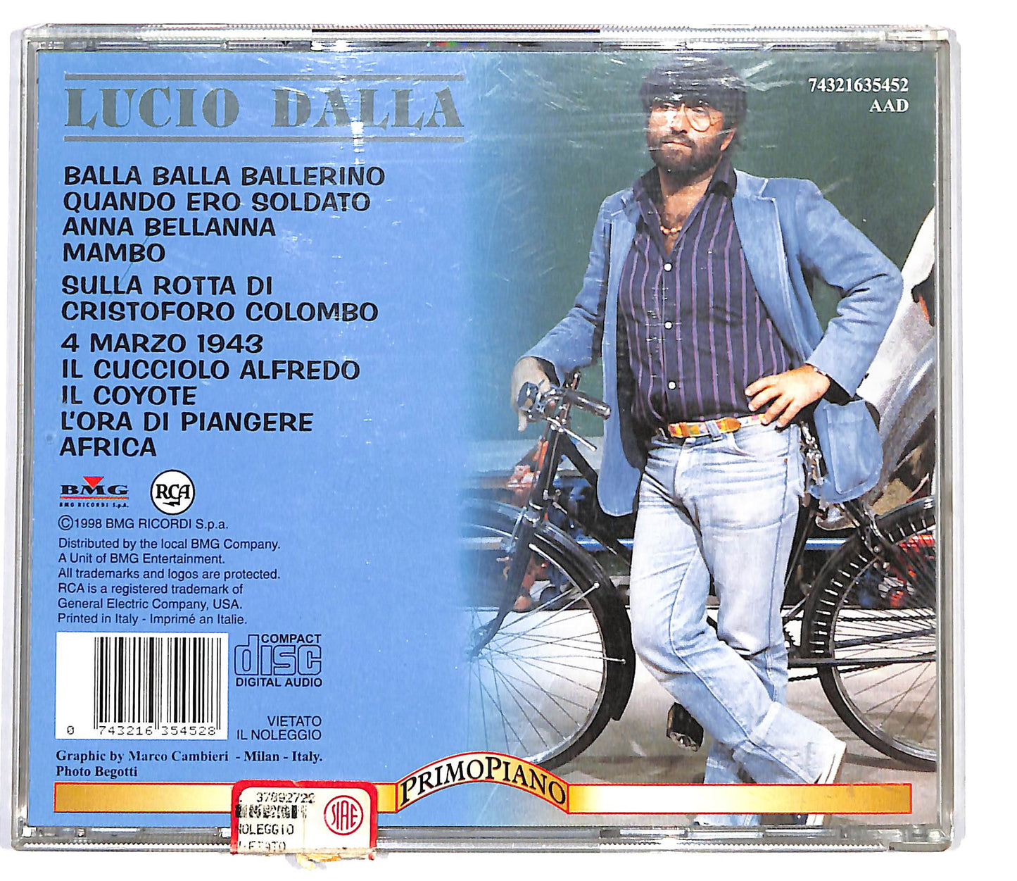 EBOND Lucio Dalla - Lucio Dalla CD CD098332