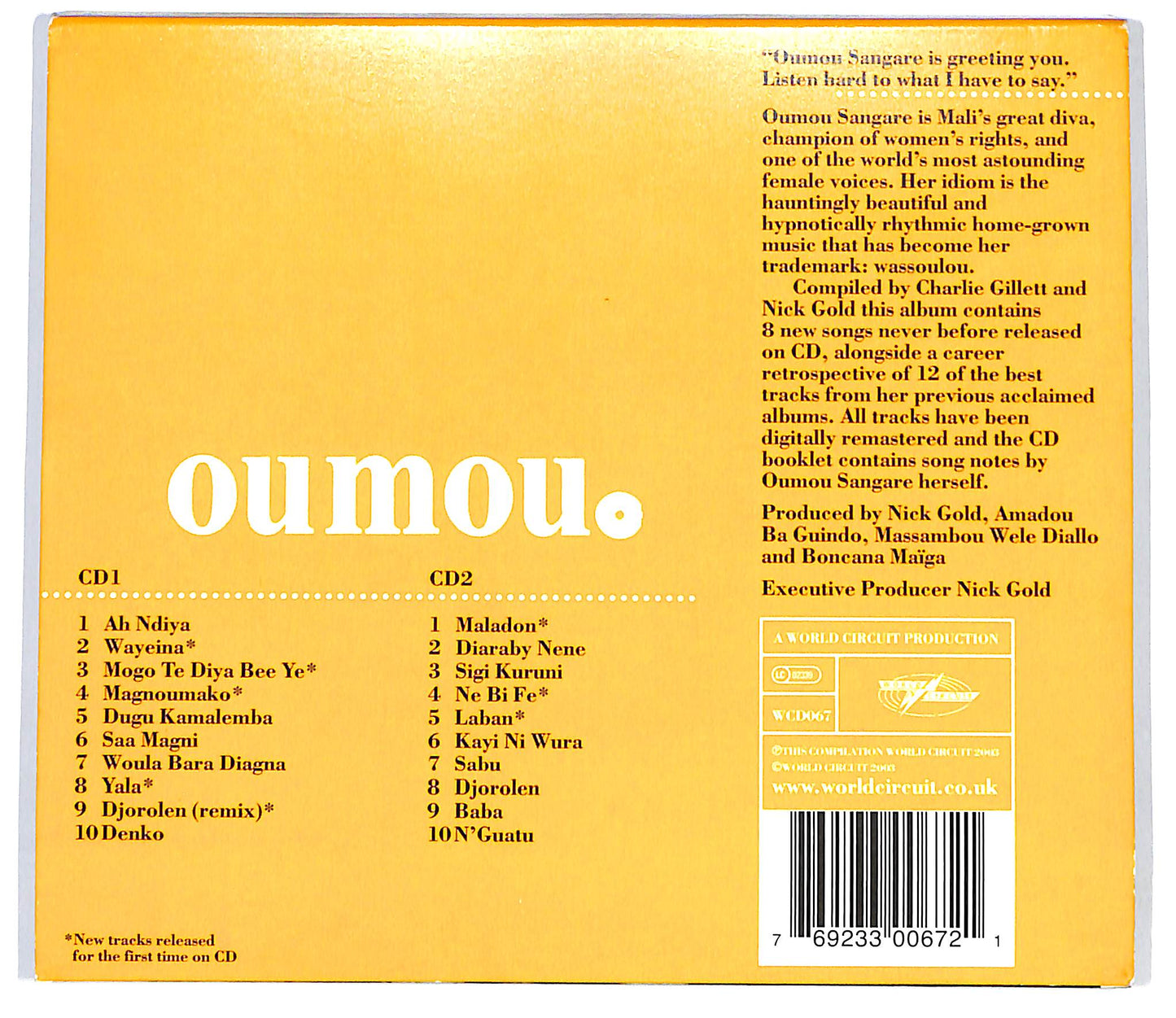 EBOND Oumou Sangare - Oumou CD CD098351