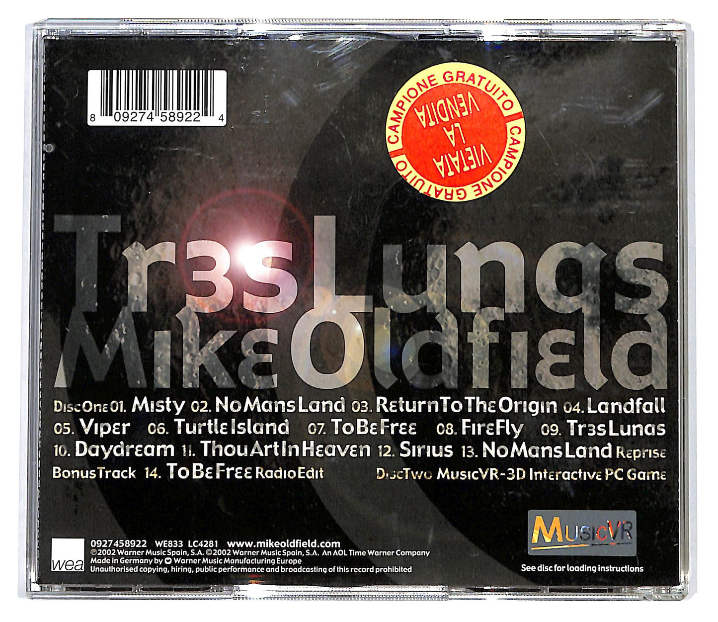 EBOND Mike Oldfield - Tr3s Lunas CD CD098357