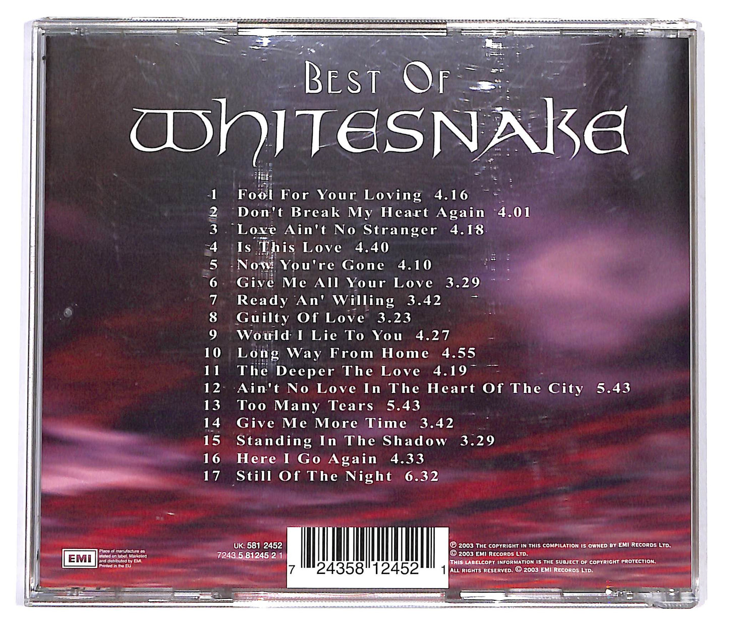 EBOND Whitesnake - Best of Whitesnake CD CD098435