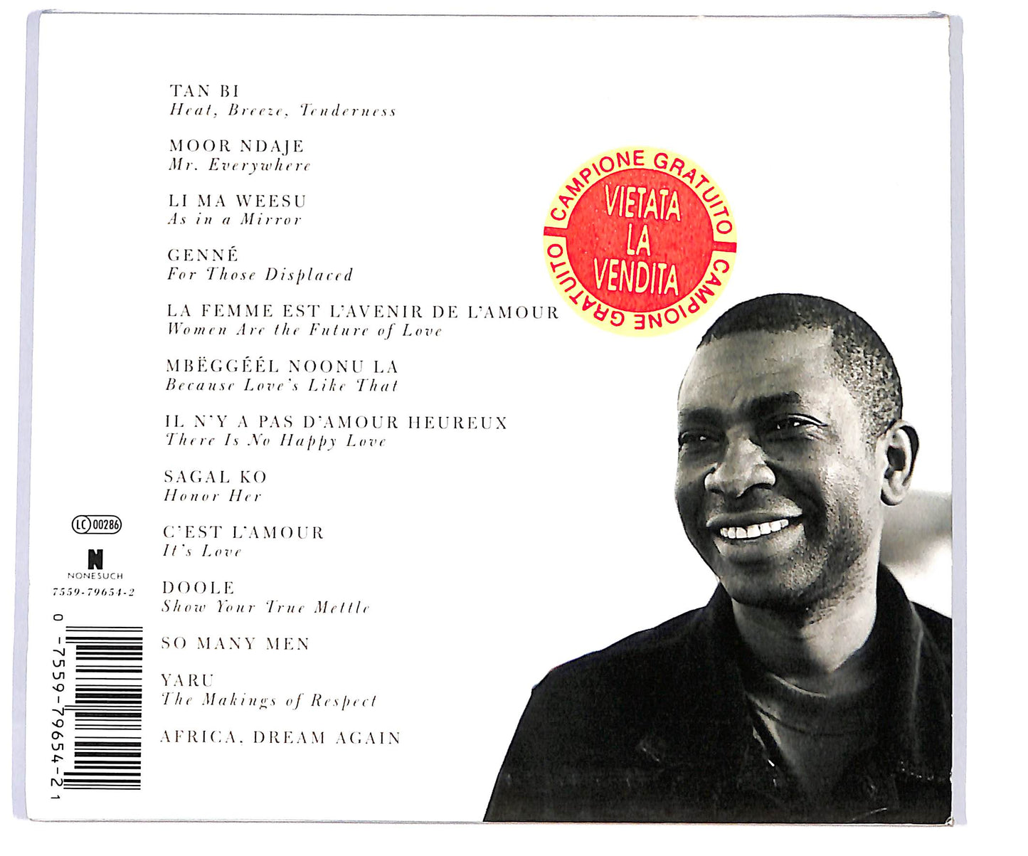 EBOND Youssou N'Dour - Nothing's In Vain (Coono Du Reer) CD CD098503