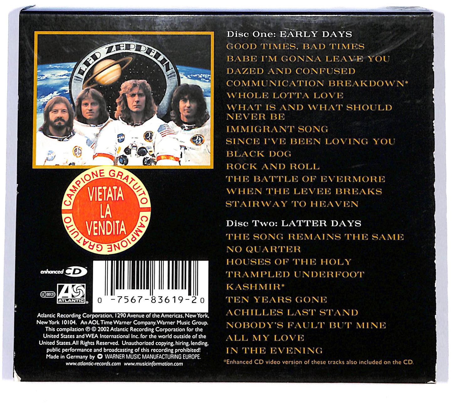 EBOND Led Zeppelin - Early Days & Latter Days CD CD098611