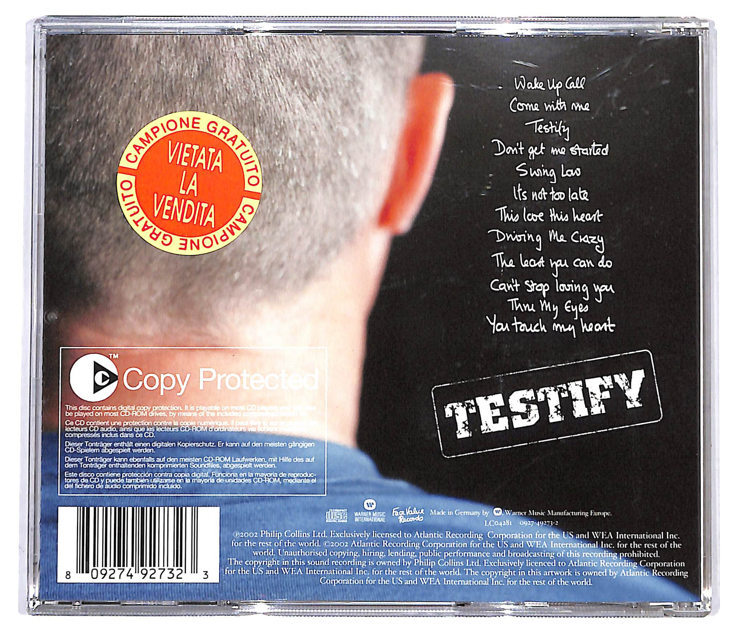 EBOND Phil Collins - Testify CD CD098628