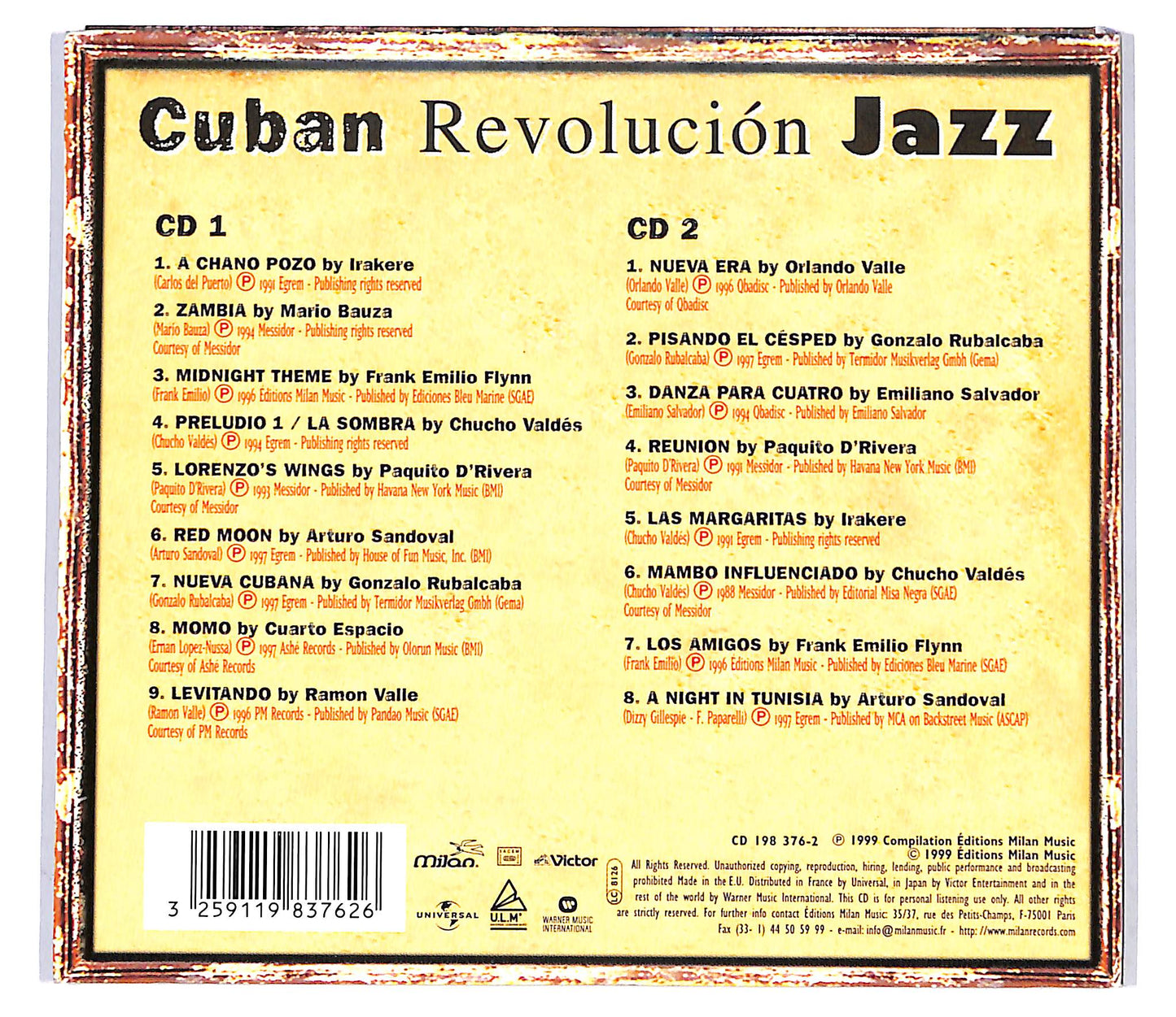 EBOND Various - Cuban Revolucion Jazz CD CD098633