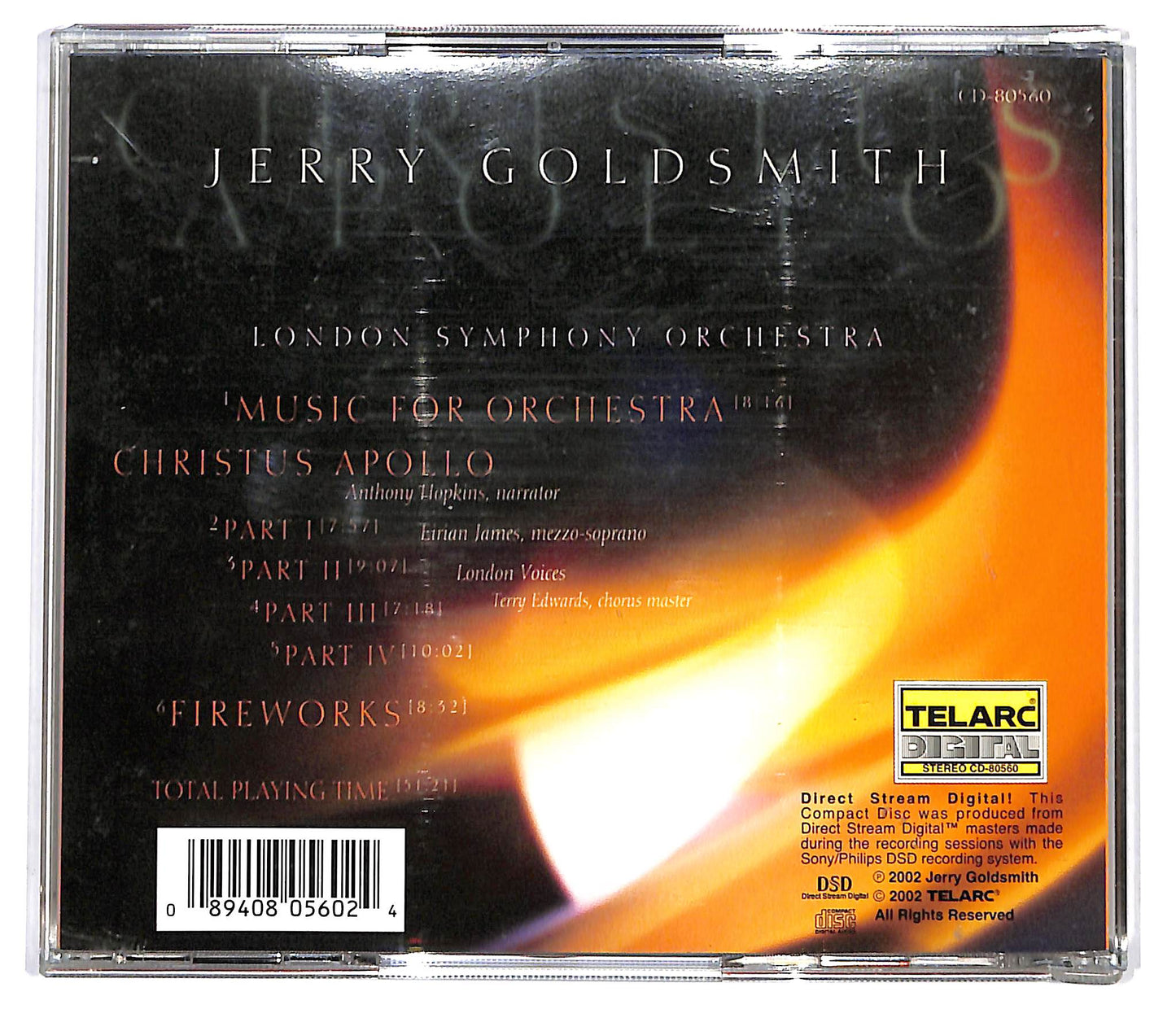 EBOND Jerry Goldsmith - Christus Apollo CD CD098702
