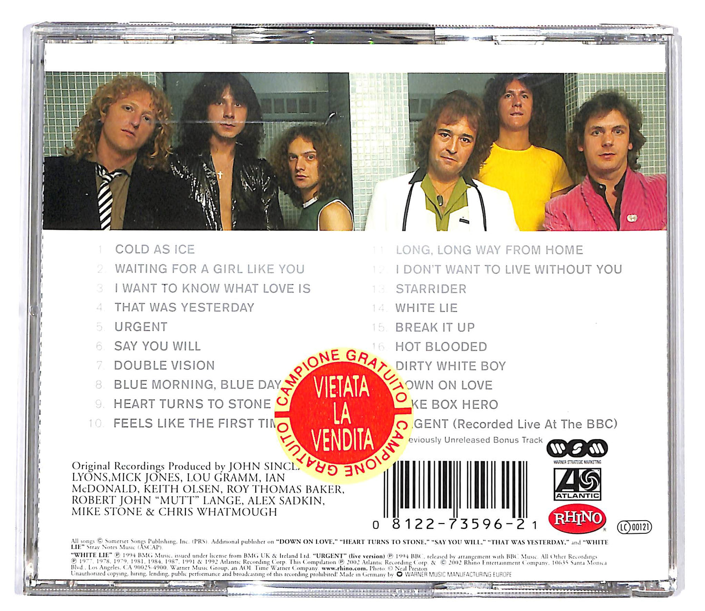 EBOND Foreigner - The Definitive CD CD098707
