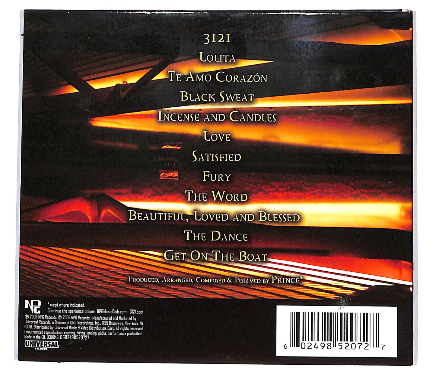 EBOND Prince - 3121 CD CD098759
