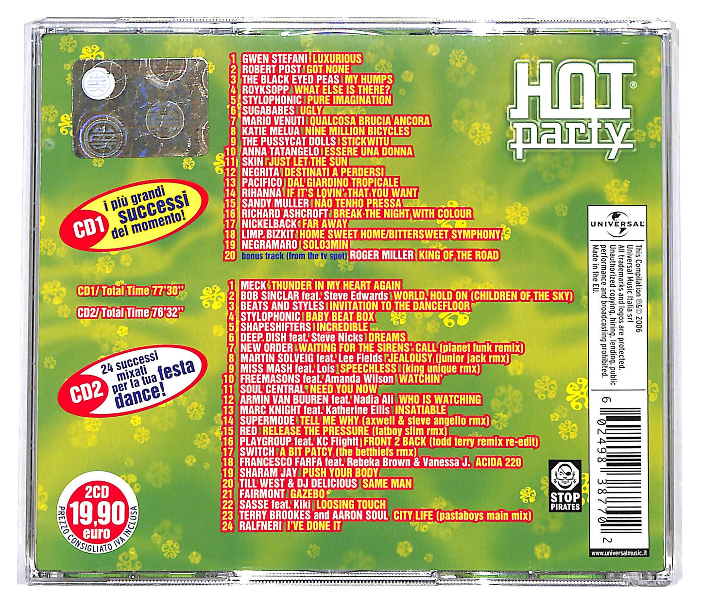 EBOND Various ‎- Hot Party Spring 2007 CD CD098809