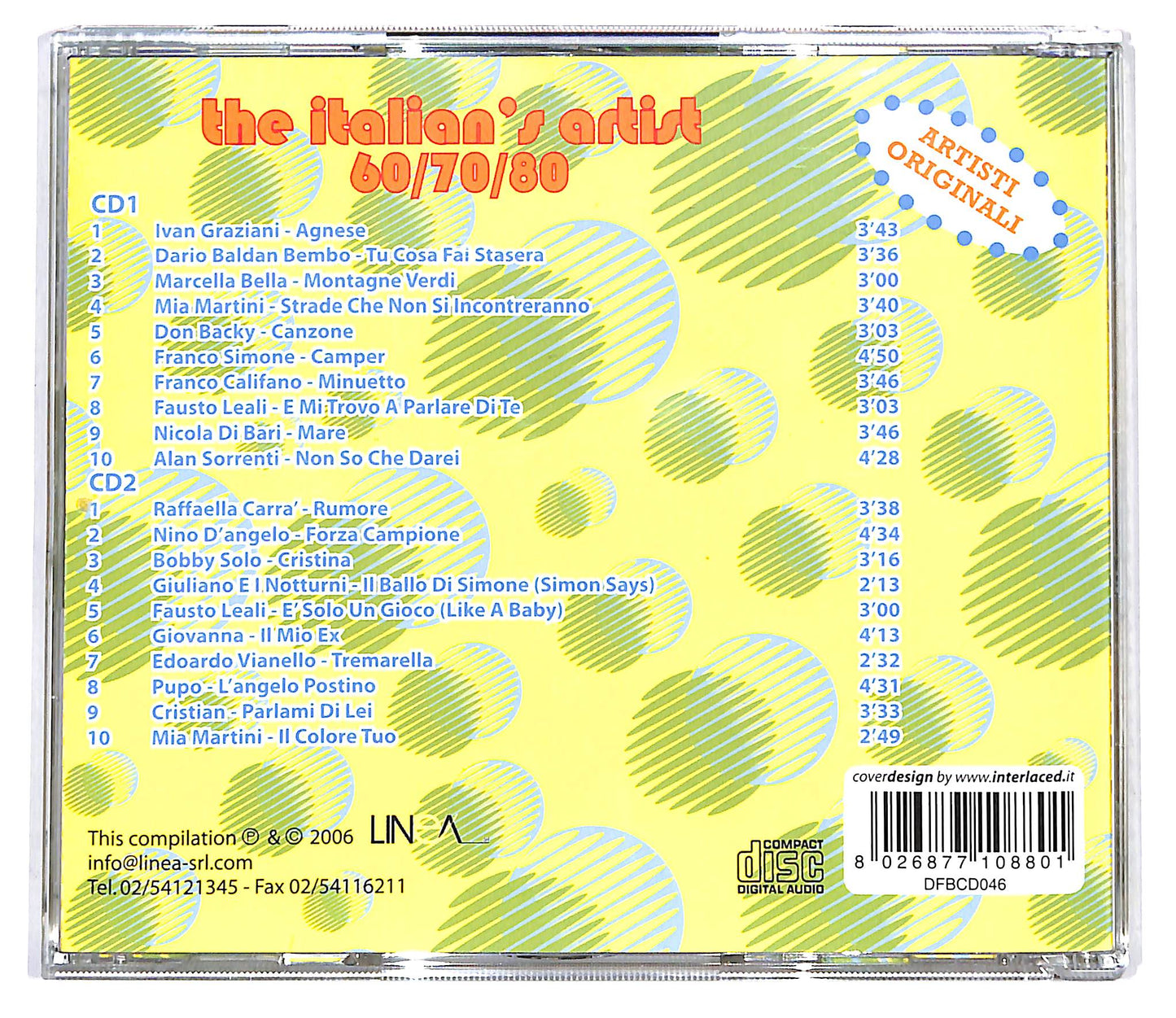 EBOND Various - The Italian's Artist 60 - 70 - 80 Vol. 6 CD CD098817