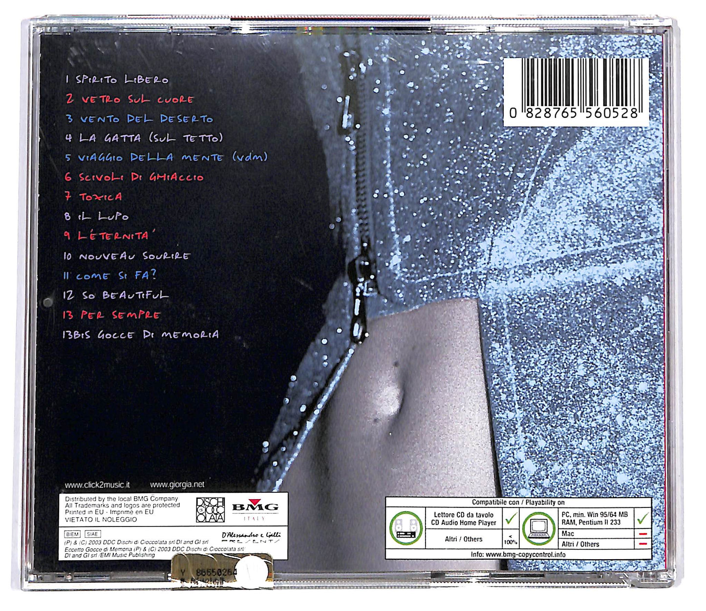 EBOND Giorgia - Ladra Di Vento CD CD098829