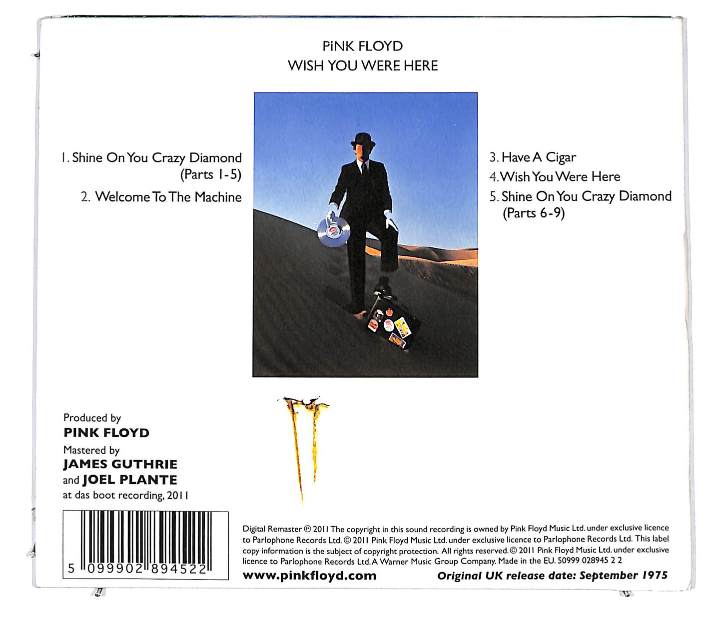EBOND Pink Floyd - Wish You Were HereDIGIPACK CD CD098848