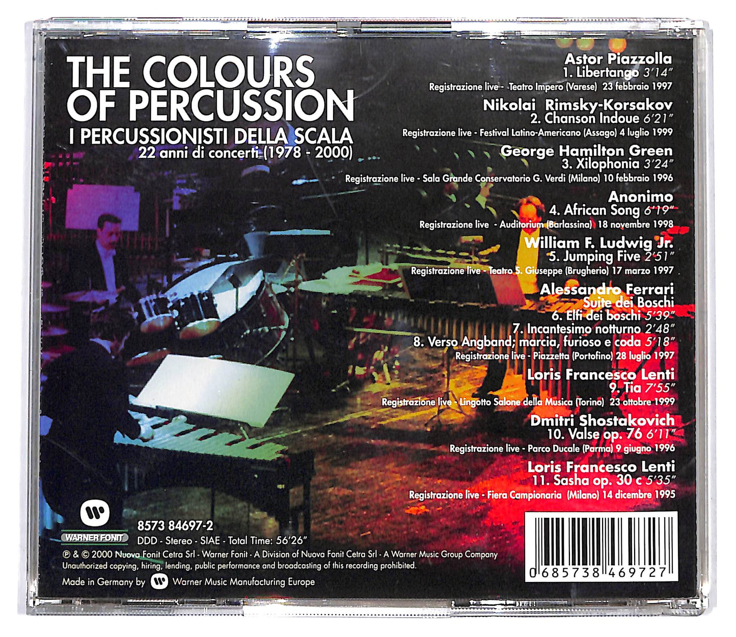 EBOND Various - Colours of Percussion CD CD098905