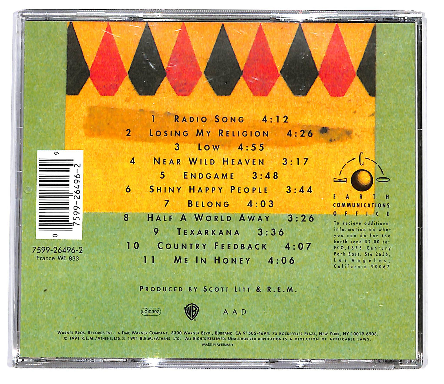 EBOND R.E.M. - Out Of Time CD CD099063
