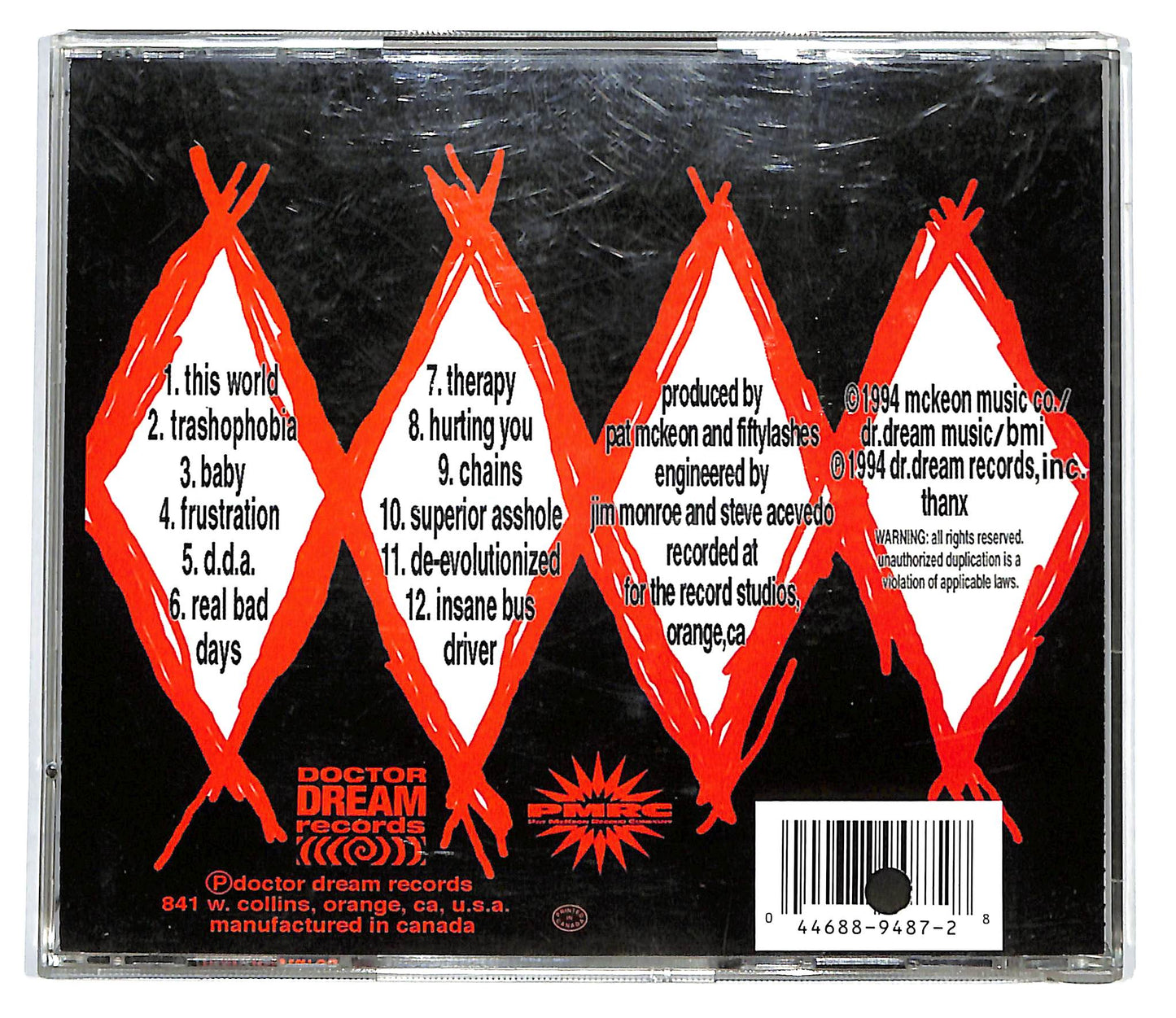 EBOND Fifty Lashes - Harder CD CD100015