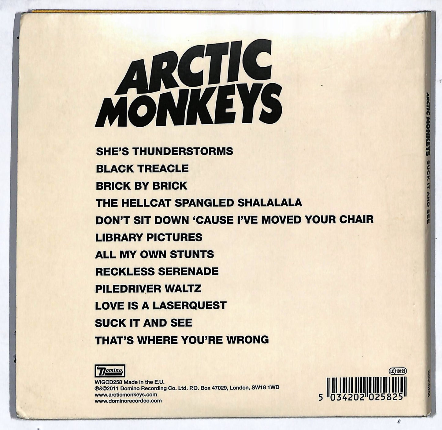 EBOND Arctic Monkeys - Suck It And See CD CD100034