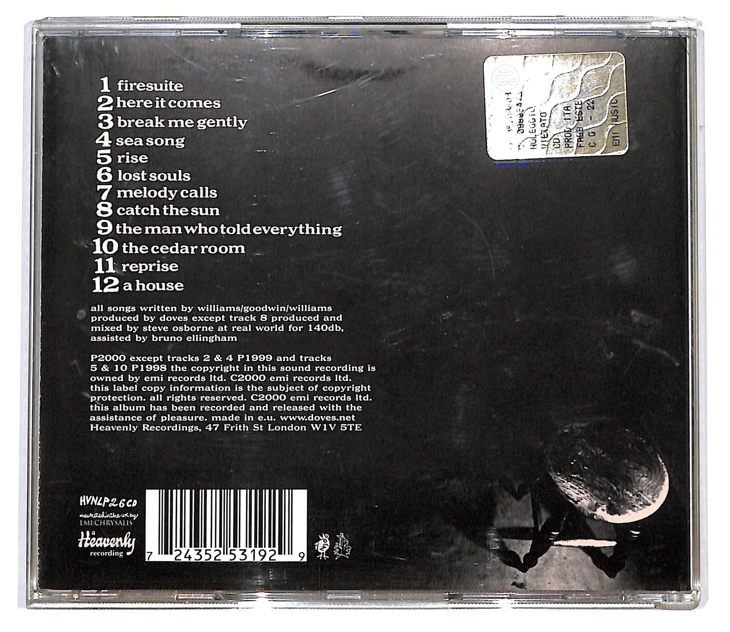EBOND Doves - Lost Souls CD CD100042