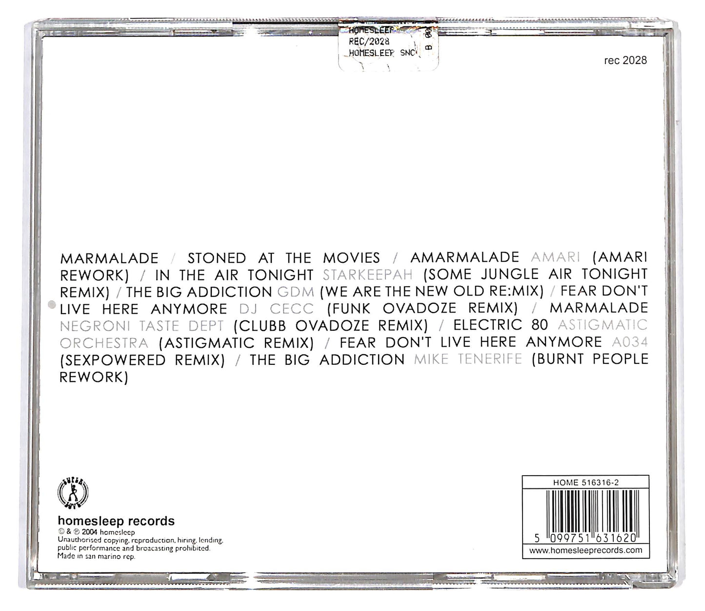 EBOND Julie's Haircut - Marmalade CD CD100060