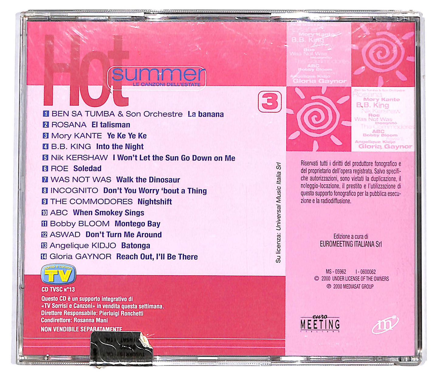 EBOND Various - Hot Summer - Le Canzoni Dell'Estate Vol 3 EDITORIALE CD CD100127