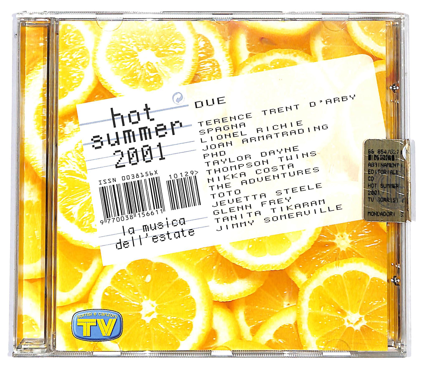 EBOND Various - Hot Summer 2001 - Due EDITORIALE CD CD100201