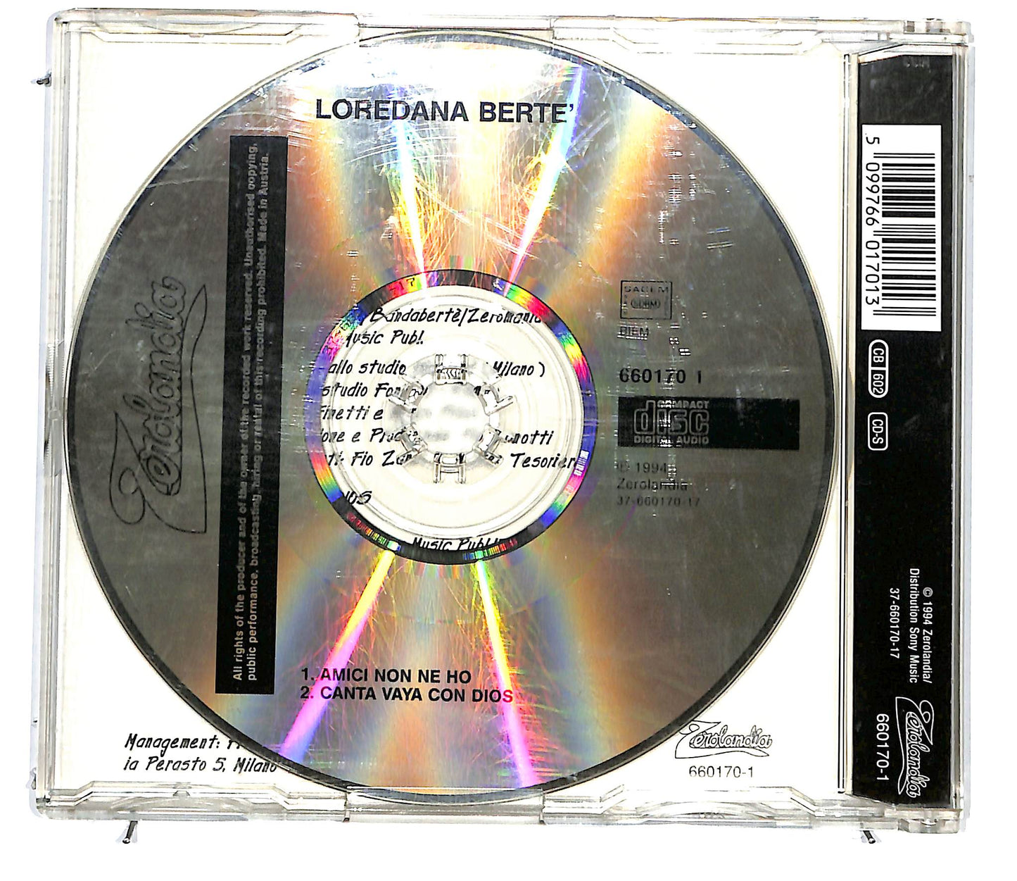 EBOND Loredana Berte' - Amici Non Ne Ho CD CD100233