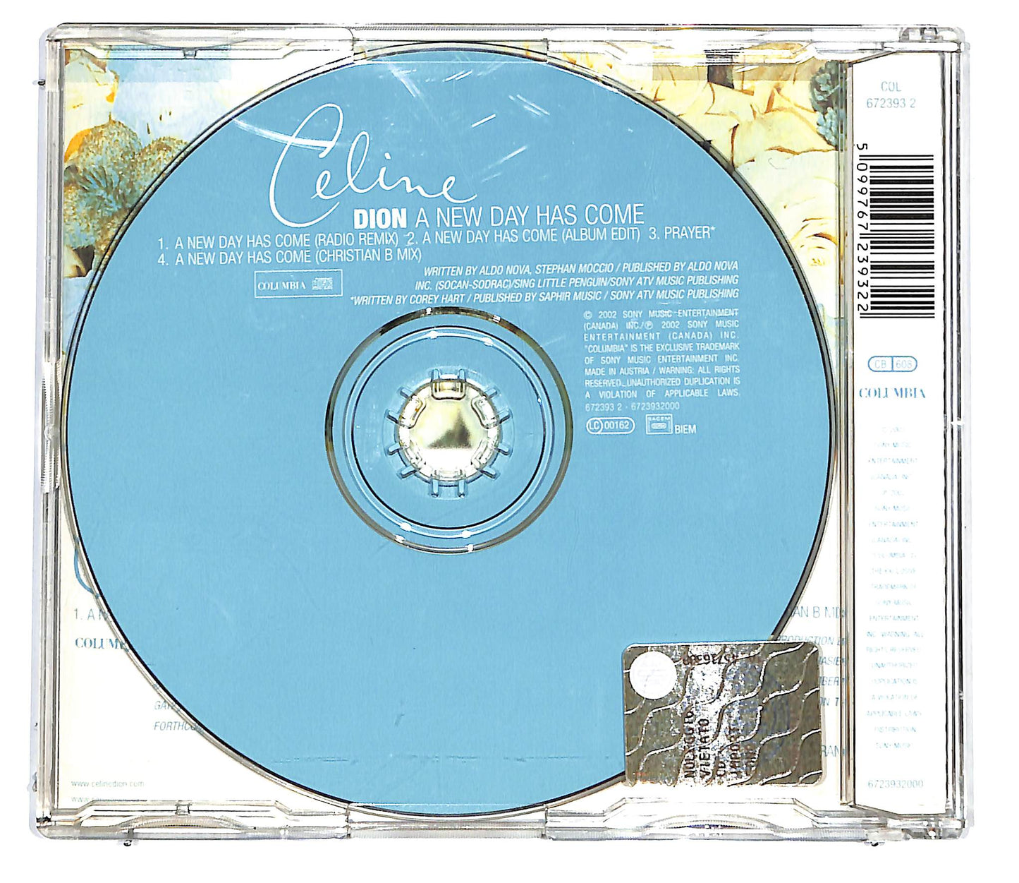EBOND Celine DionColumbia - COL 672393 2 - A New Day Has Come CD CD100240