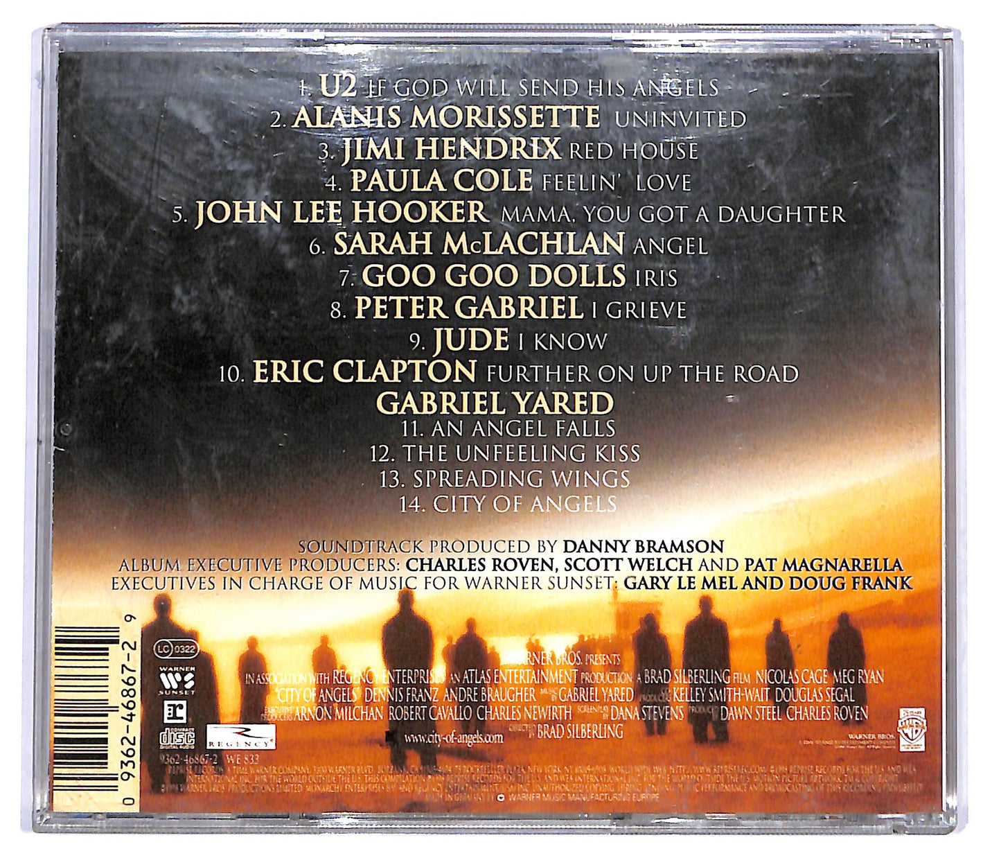 EBOND Various - Music From The Motion Picture City Of Angels CD CD100309
