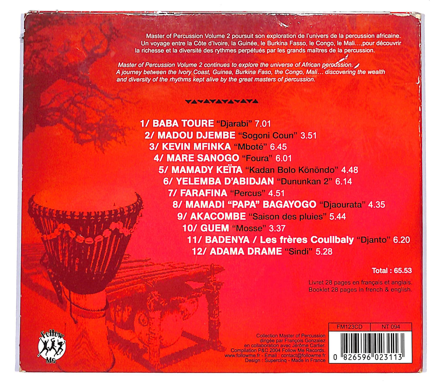 EBOND Various - Master of Percussion Vol.2 CD CD100358