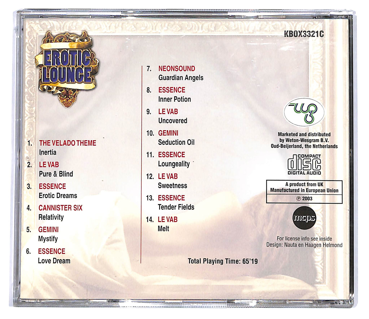 EBOND Various - Erotic Lounge Vol 3 CD CD100401