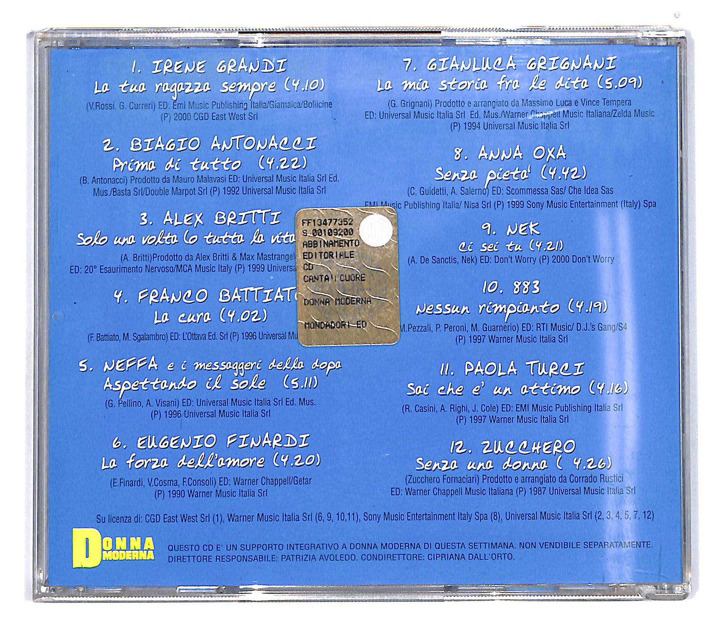EBOND Various - Canta Il Cuore Vol. 1 EDITORIALE CD CD100540