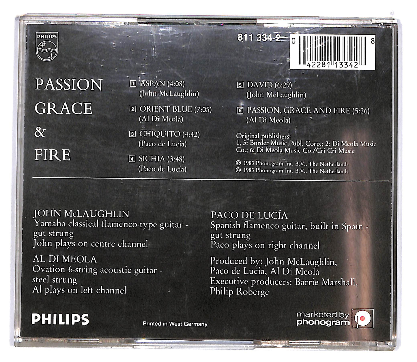 EBOND Various - Passion Grace & Fire CD CD100550