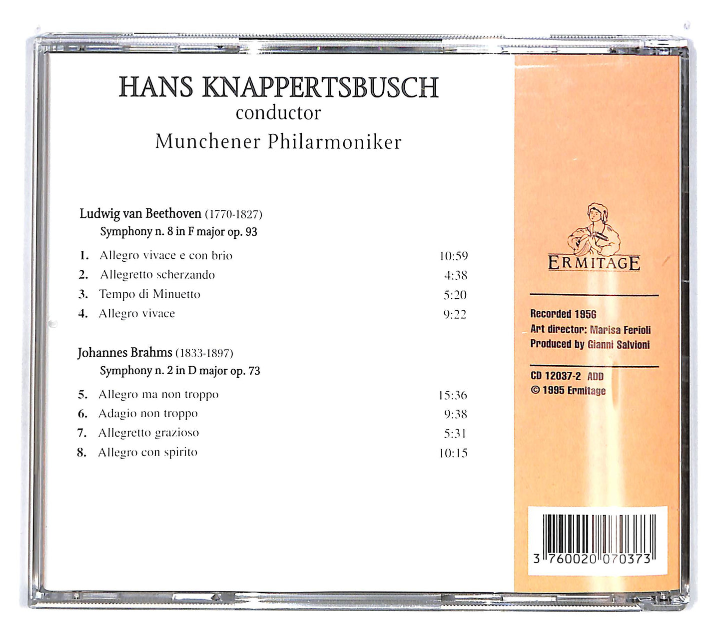 EBOND Hans Knappertsbusch - Beethoven Brahms CD CD100620