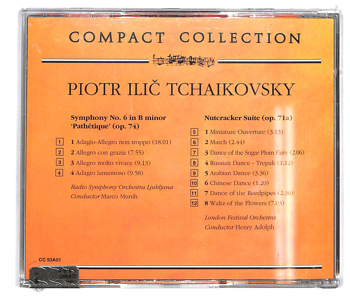 EBOND Ciaikovski - I CapolavoriSinfonia N. 6 In Si Minore EDITORIALE CD CD100653