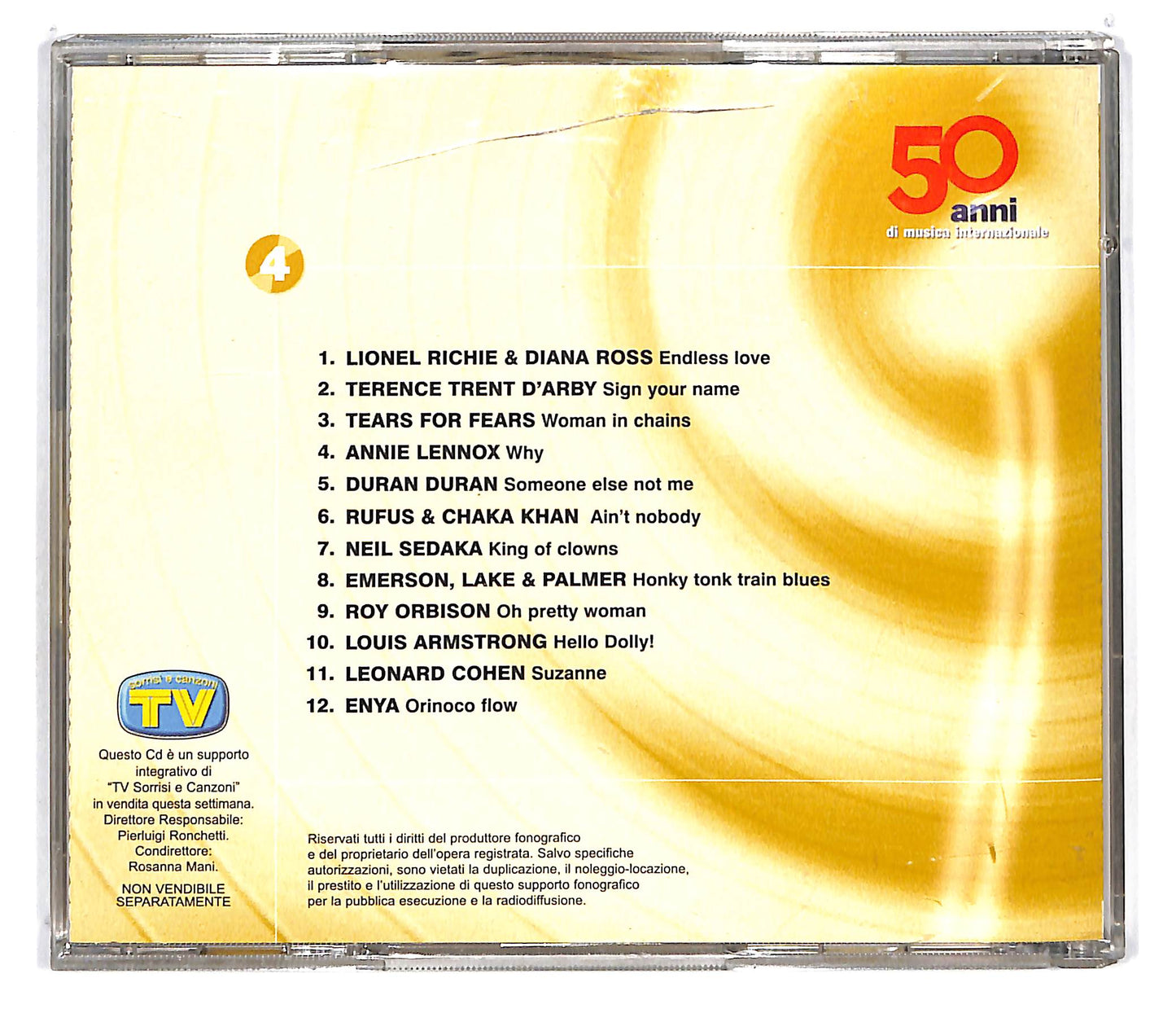 EBOND Various - 50 Anni Di Musica Internazionale vol4 EDITORIALE CD CD100658