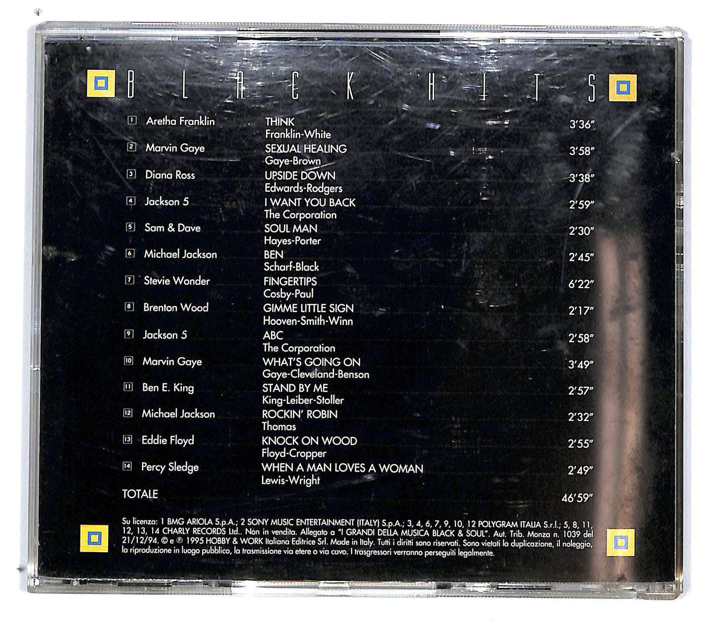 EBOND Various - Black Hits - Black & soul EDITORIALE CD CD100916