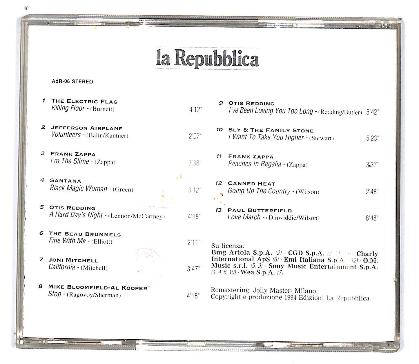 EBOND Various - La Woodstock Nation - L'America Del Rock 6 CD CD101004