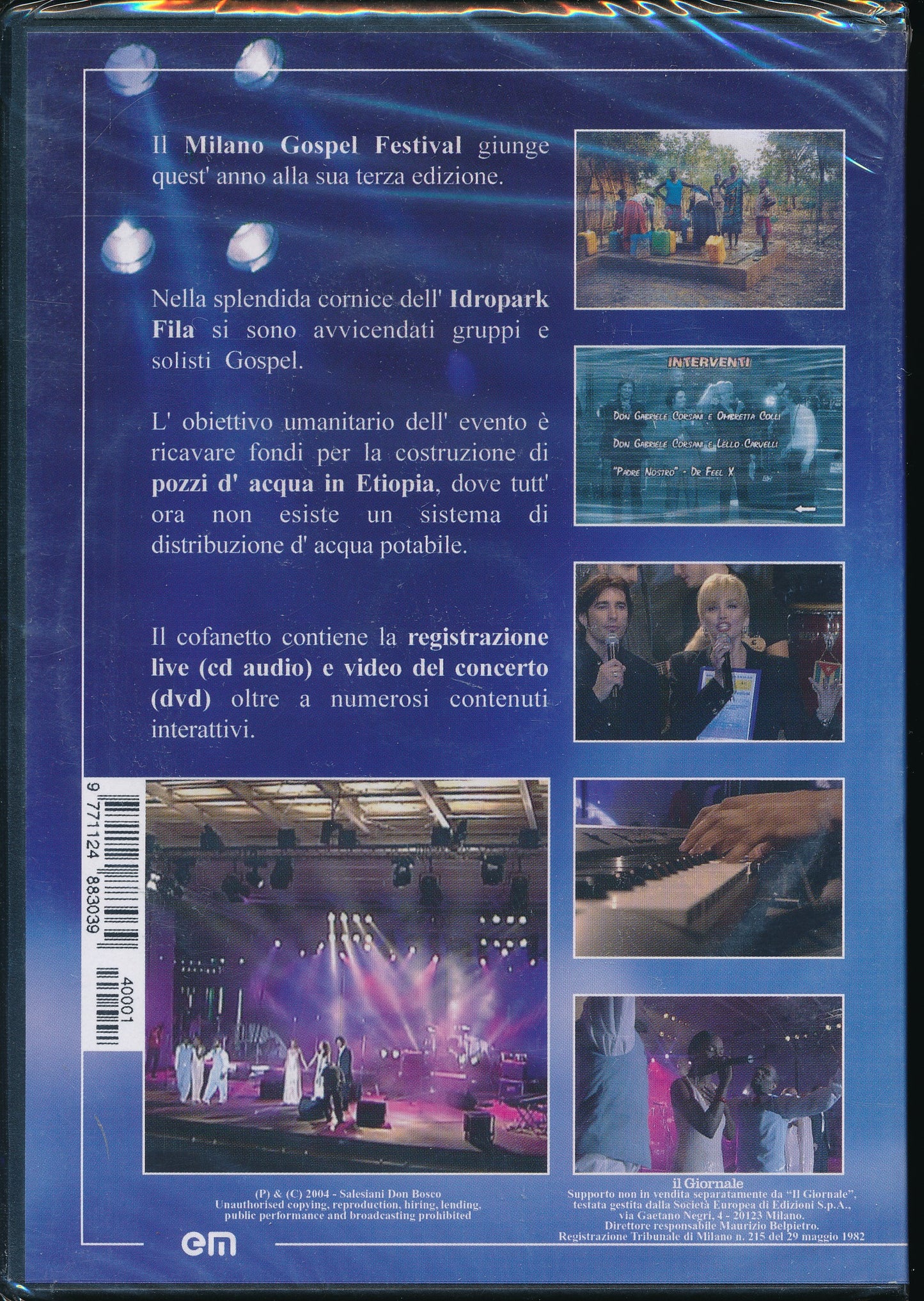 EBOND Milano Gospel Festival - Edizione 3 DVD D041101